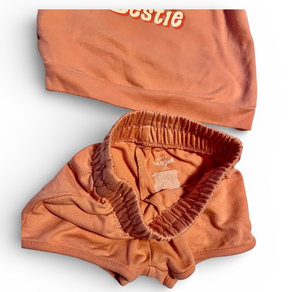 Cat & Jack Orange Kids Matching Set Size 12 Months - Picture 3 of 6